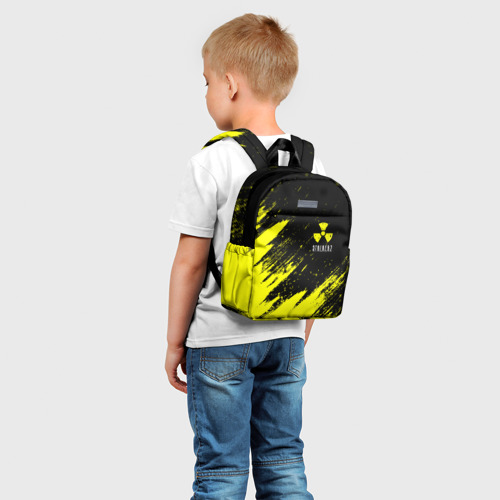 Детский рюкзак 3D с принтом STALKER 2 / СТАЛКЕР 2, фото на моделе #1