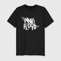 Мужская футболка хлопок Slim Pink Floyd