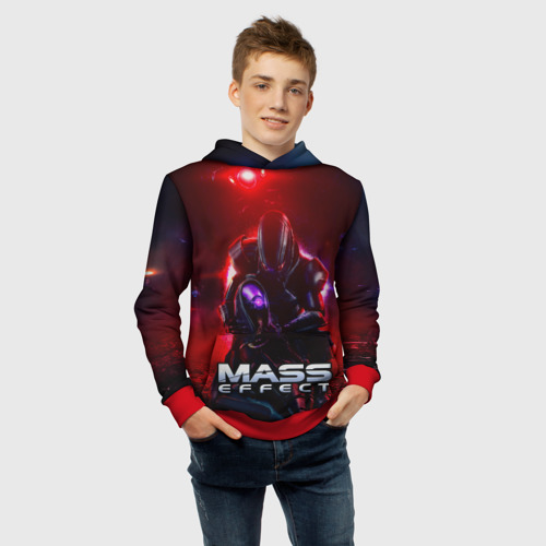 Детская толстовка 3D Mass Effect, цвет красный - фото 6