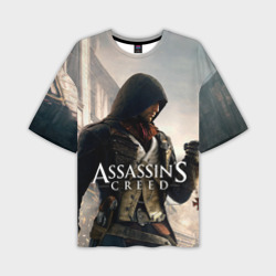 Мужская футболка oversize 3D Assassin`s Creed