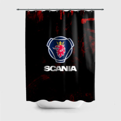 Штора 3D для ванной Scania