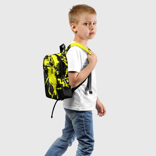 Детский рюкзак 3D с принтом FC Borussia, вид сзади #1