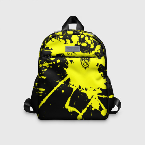 Детский рюкзак 3D с принтом FC Borussia, вид спереди #2