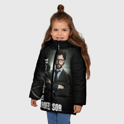 Зимняя куртка для девочек 3D Бумажный дом Профессор - фото 2