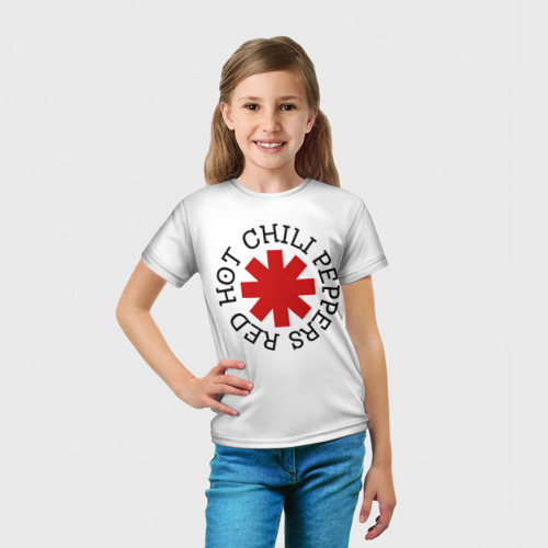 Детская футболка 3D Red Hot Chili Peppers, цвет 3D печать - фото 5