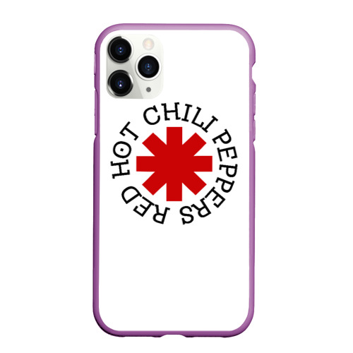 Чехол для iPhone 11 Pro Max матовый Red Hot Chili Peppers, цвет фиолетовый