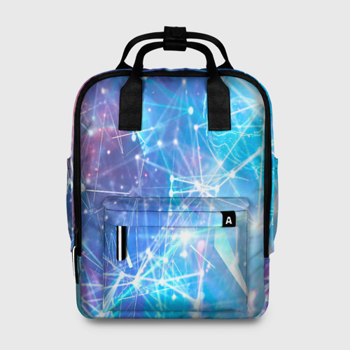 Женский рюкзак 3D Линии звезды блики