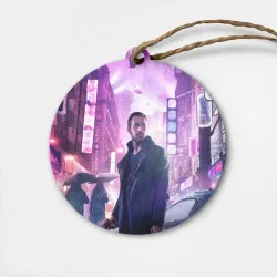 Деревянная игрушка круг Бегущий по лезвию 2049