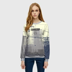 Женский свитшот 3D Технадзор - фото 2