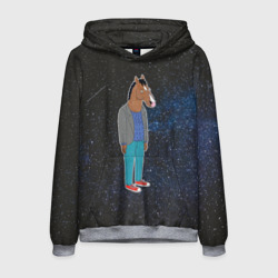 Мужская толстовка 3D Galaxy BoJack