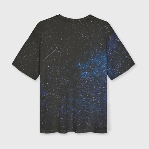 Женская футболка oversize 3D Galaxy BoJack, цвет 3D печать - фото 2