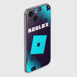Чехол для iPhone 15 силиконовый с защитой камеры Roblox Роблокс - фото 2