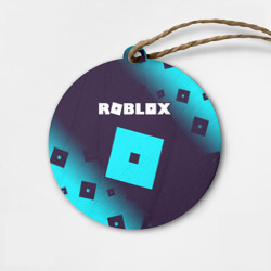 Деревянная игрушка круг Roblox Роблокс