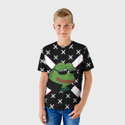 Детская футболка 3D Pepe в очках EZ - фото 2