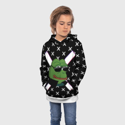 Детская толстовка 3D Pepe в очках EZ - фото 2