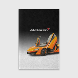 Обложка для паспорта матовая кожа McLaren