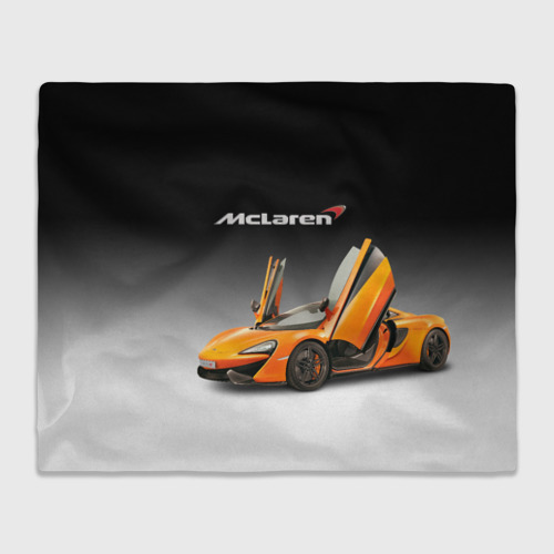 Плед 3D McLaren, цвет 3D (велсофт)