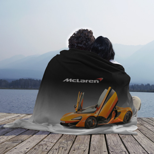 Плед 3D McLaren, цвет 3D (велсофт) - фото 3