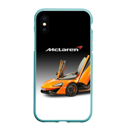 Чехол для iPhone XS Max матовый McLaren