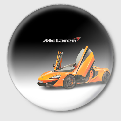 Значок McLaren, цвет белый