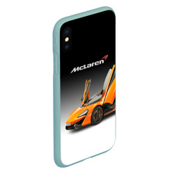 Чехол для iPhone XS Max матовый McLaren - фото 2