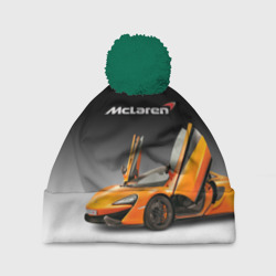 Шапка 3D c помпоном McLaren