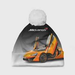 Шапка 3D c помпоном McLaren