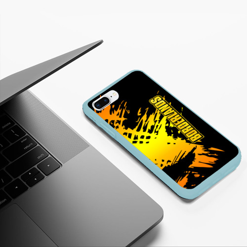 Чехол для iPhone 7Plus/8 Plus матовый Borderlands, цвет мятный - фото 5