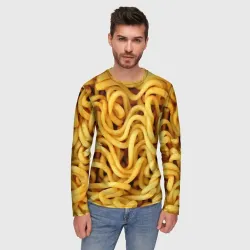 Мужской лонгслив 3D Лапша - фото 2