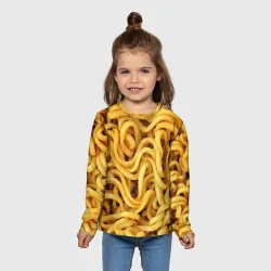 Детский лонгслив 3D Лапша - фото 2