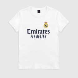 Женская футболка хлопок Real Madrid 2020-2021