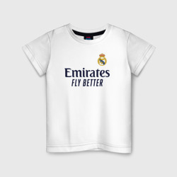 Детская футболка хлопок Real Madrid 2020-2021