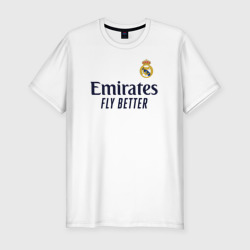 Мужская футболка хлопок Slim Real Madrid 2020-2021