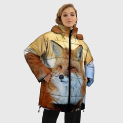 Женская зимняя куртка Oversize Лиса - фото 2