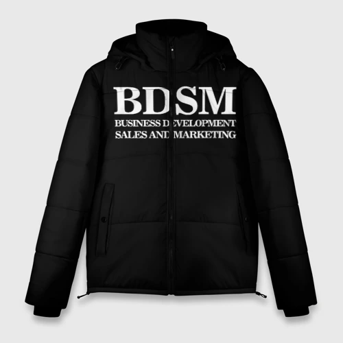 Мужская зимняя куртка 3D BDSM