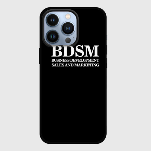 Чехол для iPhone 13 Pro BDSM, цвет черный