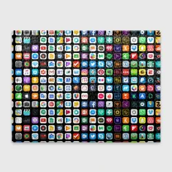 Обложка для студенческого билета Iphone and Apps Icons