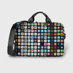 Сумка для ноутбука 3D Iphone and Apps Icons