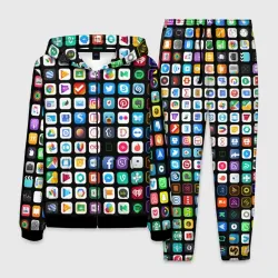 Мужской костюм 3D Iphone and Apps Icons