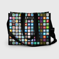 Сумка-шоппер 3D Iphone and Apps Icons