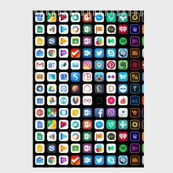 Скетчбук Iphone and Apps Icons