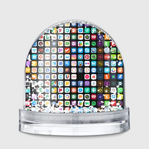 Игрушка Снежный шар Iphone and Apps Icons