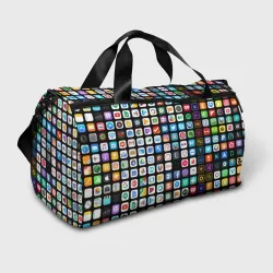Сумка спортивная 3D Iphone and Apps Icons
