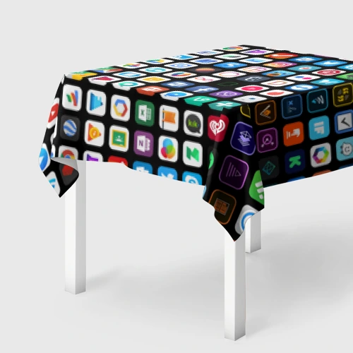 Скатерть 3D Iphone and Apps Icons