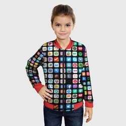 Детский бомбер 3D Iphone and Apps Icons - фото 2