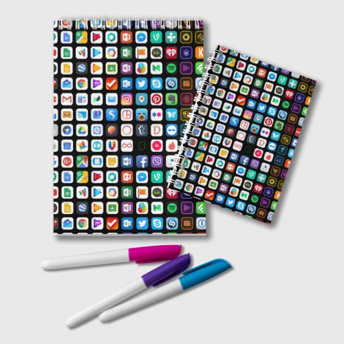 Блокнот Iphone and Apps Icons