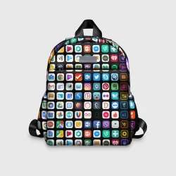 Детский рюкзак 3D Iphone and Apps Icons