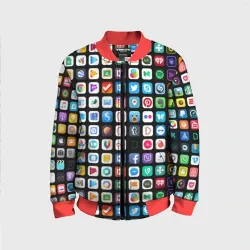 Детский бомбер 3D Iphone and Apps Icons