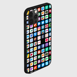 Чехол для iPhone 12 Pro Iphone and Apps Icons - фото 2