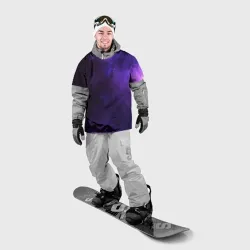 Накидка на куртку 3D Фиолетовая звезда